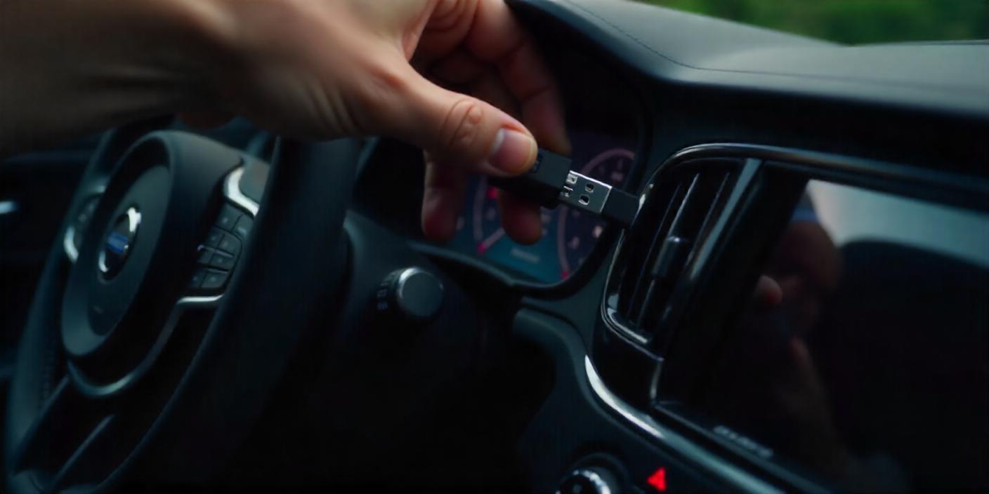 a high-resolution image of a modern Volvo car interior.